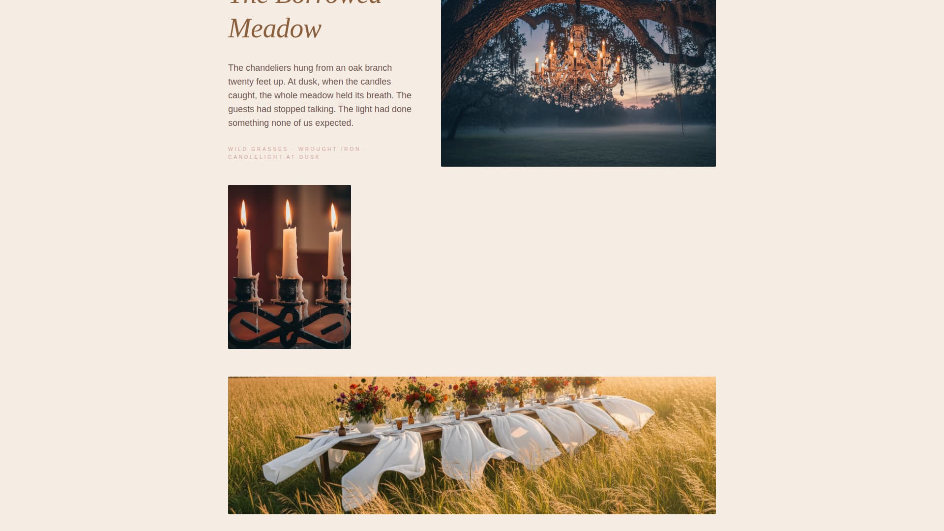 Bower - Enchanting Gardenwedding Landing Page Template