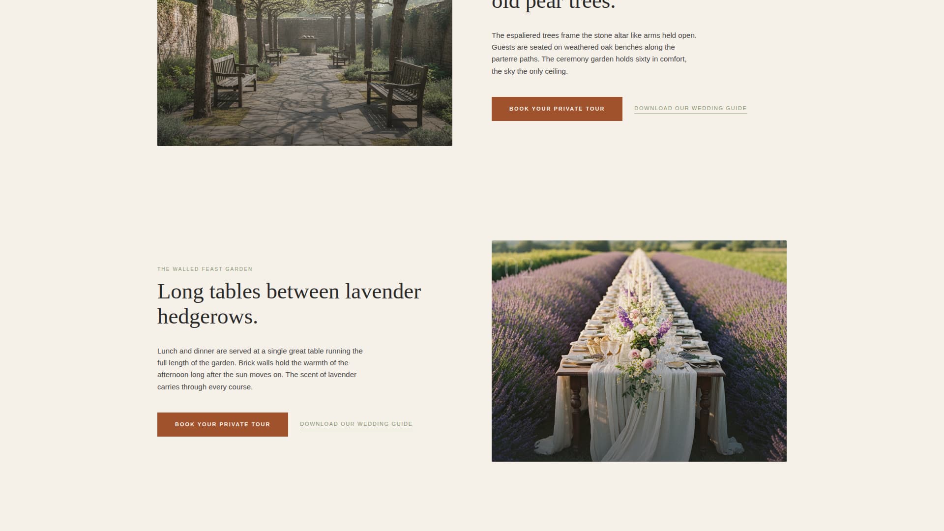 Arbor — Garden Wedding Landing Page Template