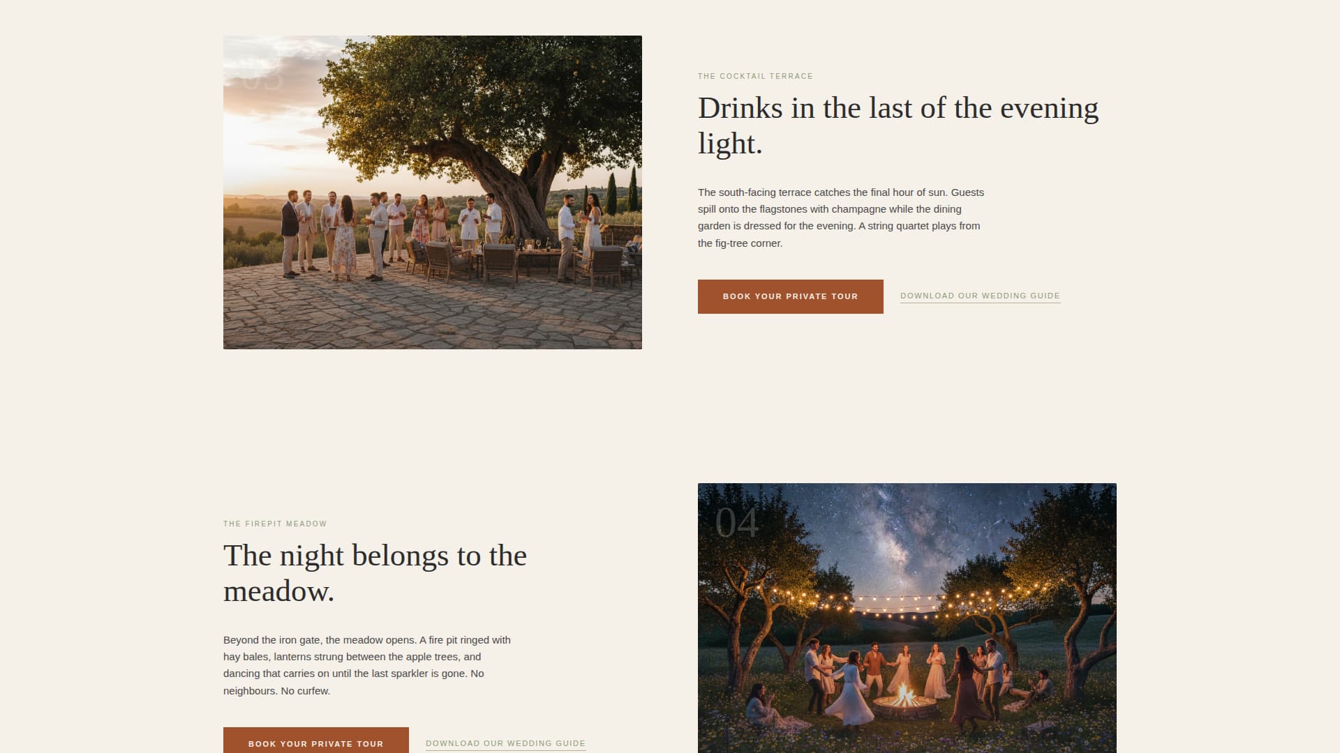Arbor — Garden Wedding Landing Page Template