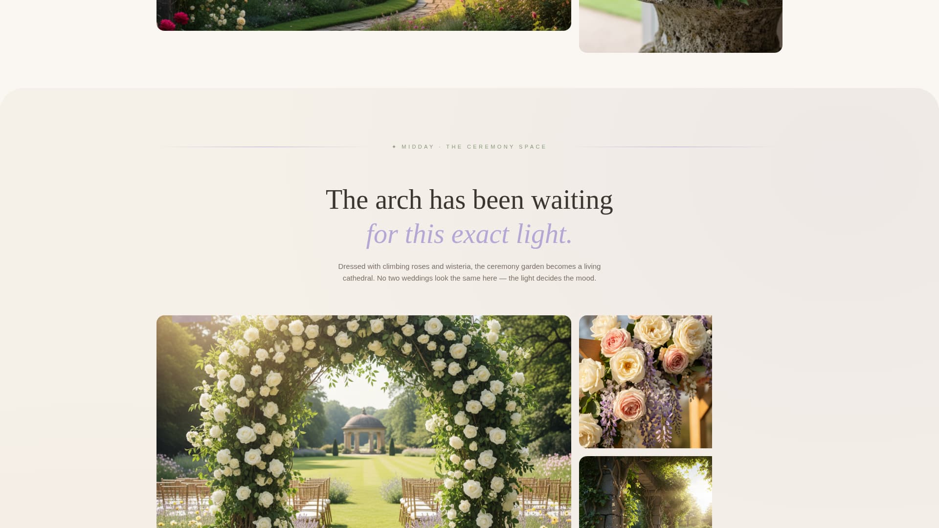 Bloom - Enchanting Weddingvenue Landing Page Template
