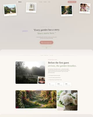 Wedding Venue Local Booking Website Template