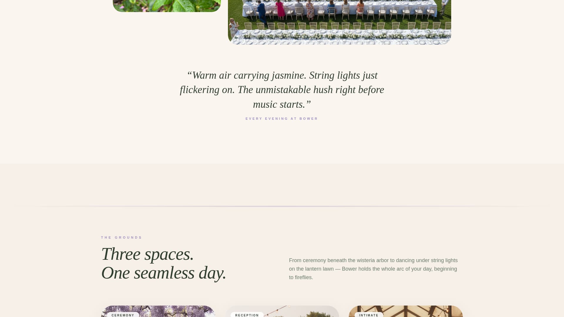 Bower - Enchanting Gardenvenue Landing Page Template