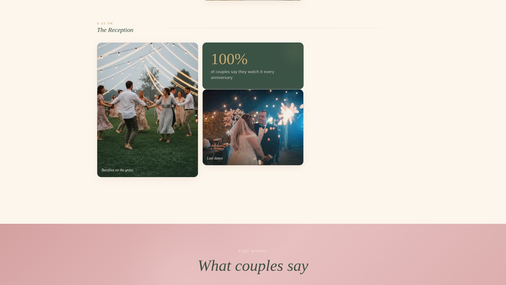 Bloom - Enchanting Videographer Landing Page Template