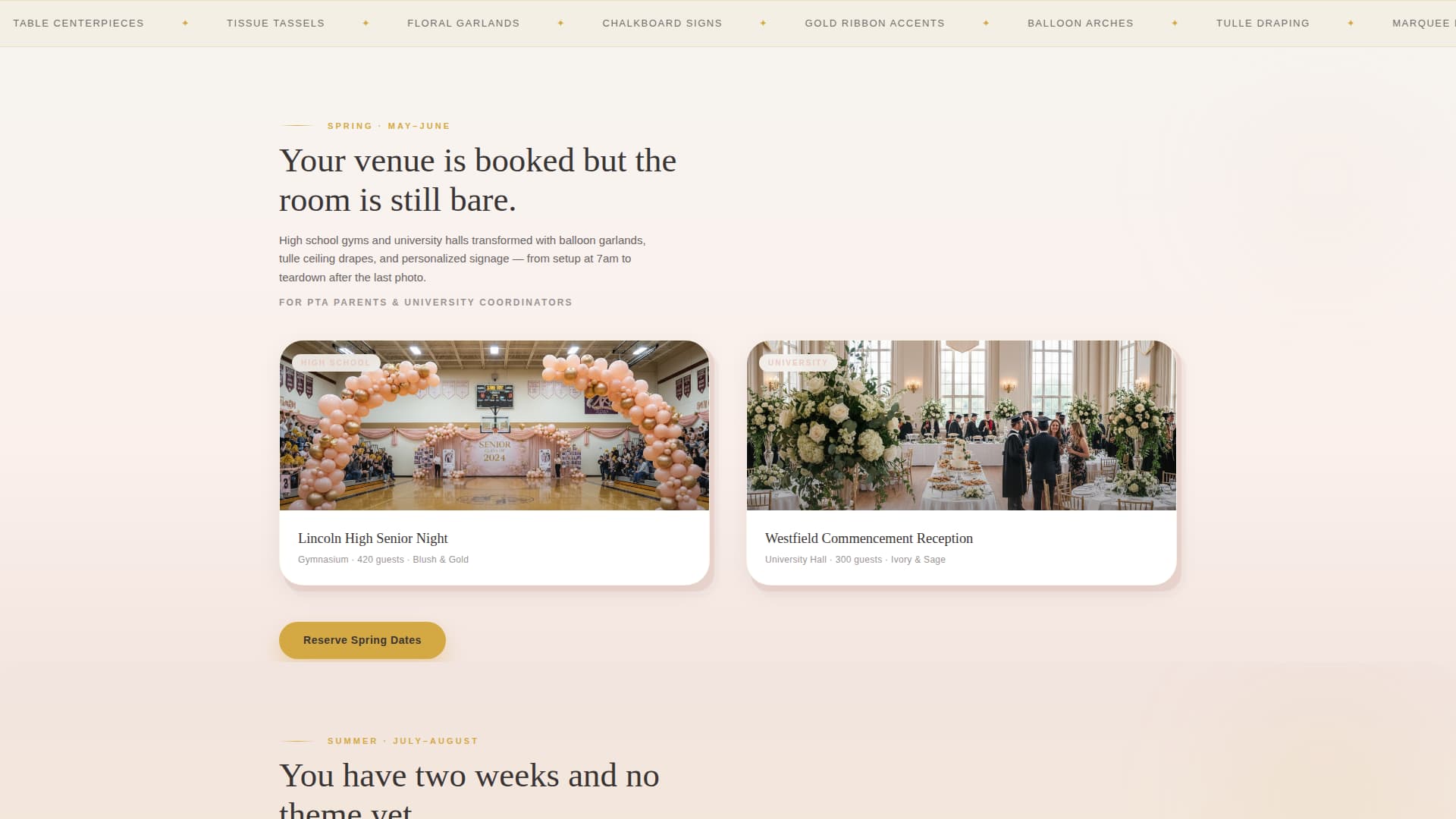 Cap — Graduation Milestone Landing Page Template
