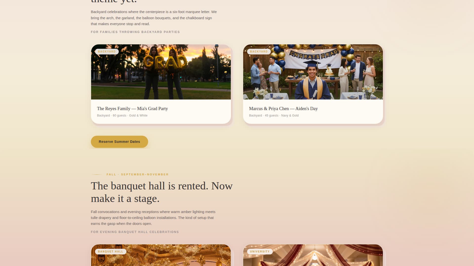 Cap — Graduation Milestone Landing Page Template