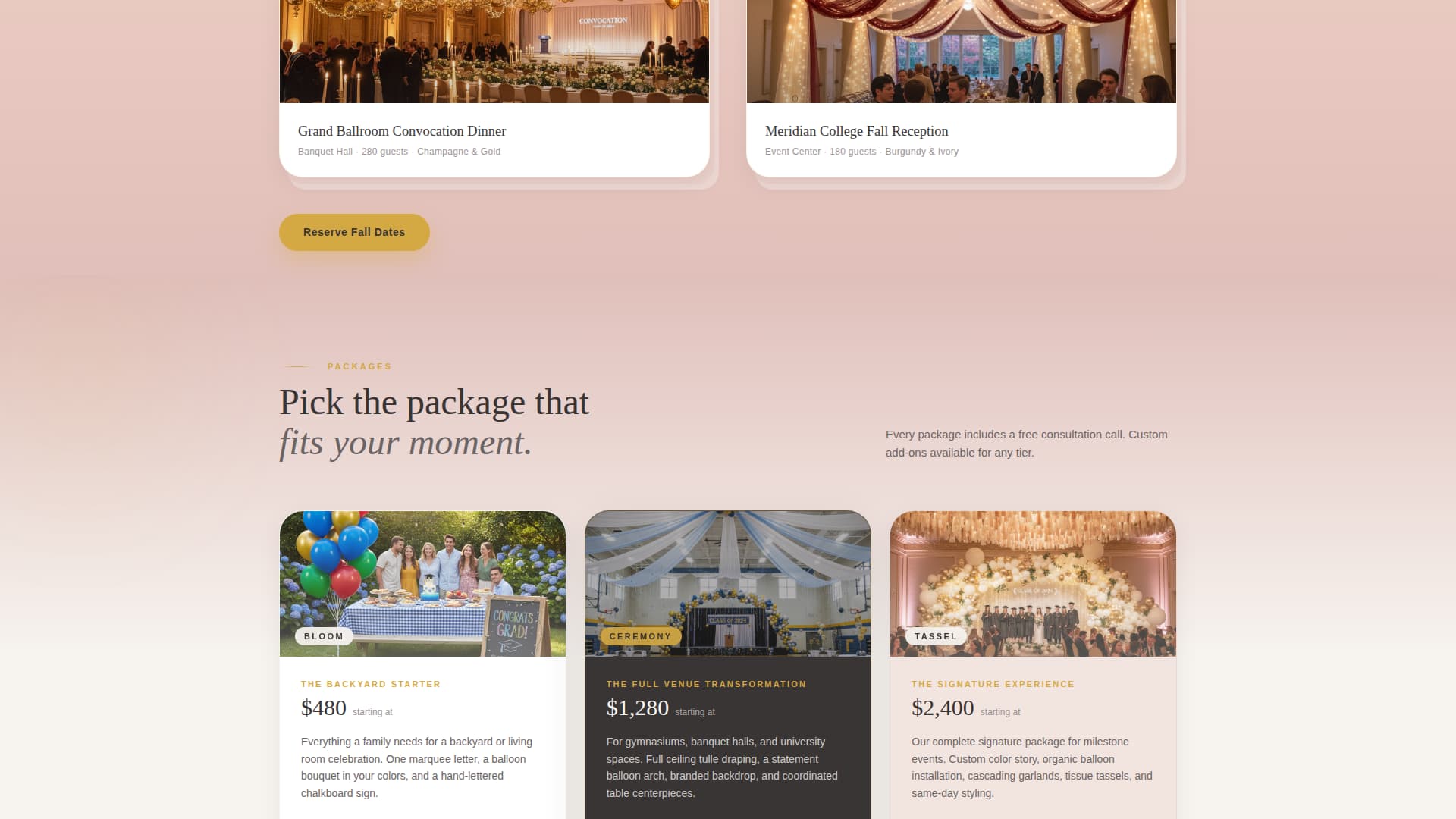 Cap — Graduation Milestone Landing Page Template