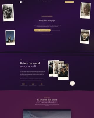 Graduation Event Specialist Booking Website Template