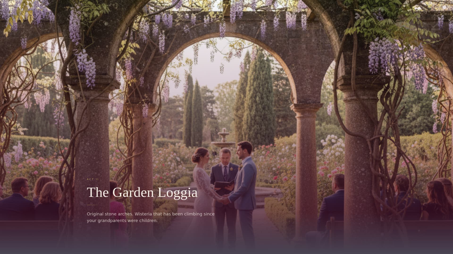 Vow - Enchanting Venue Landing Page Template