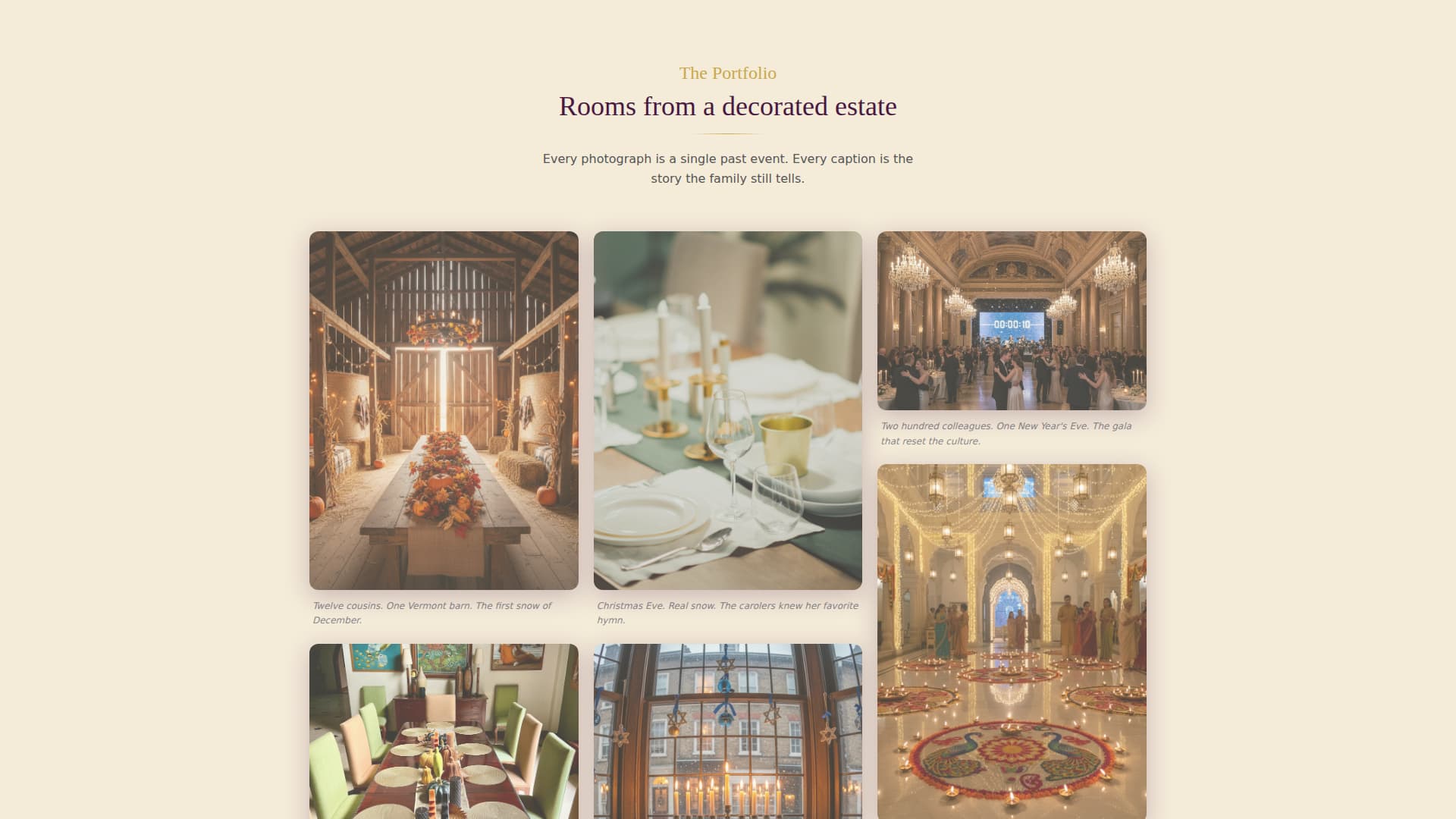 Merry — Holiday Celebration Landing Page Template