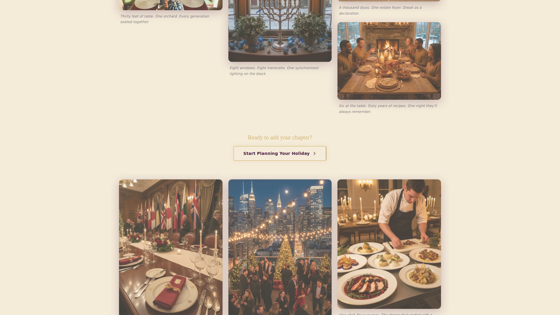 Merry — Holiday Celebration Landing Page Template