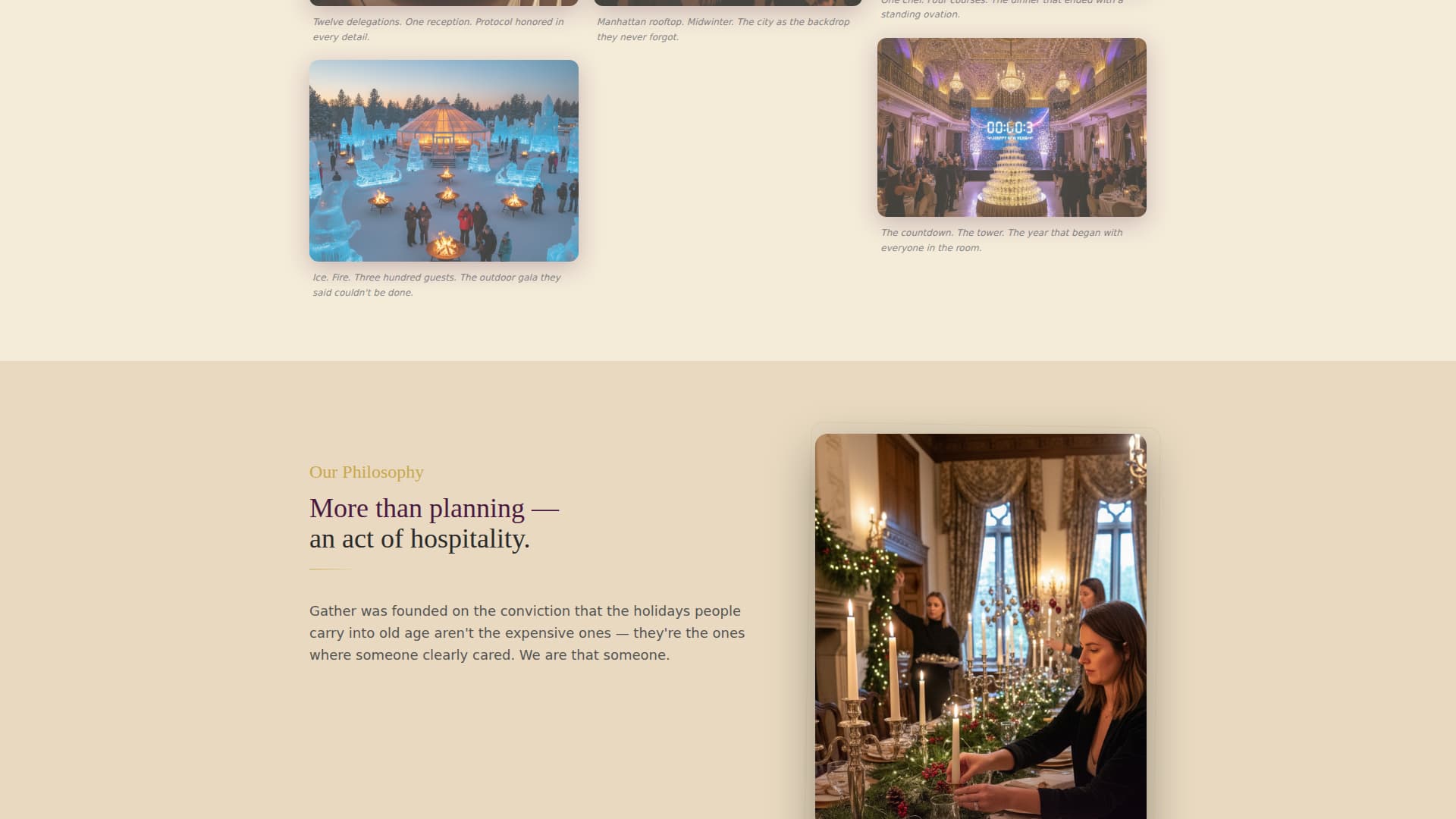 Merry — Holiday Celebration Landing Page Template