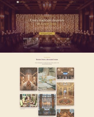 Holiday Event Blog Website Template