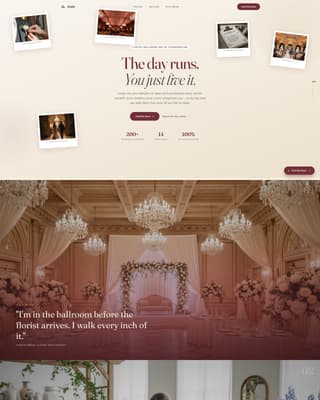 Aisle - Elegant Coordinator Landing Page Template