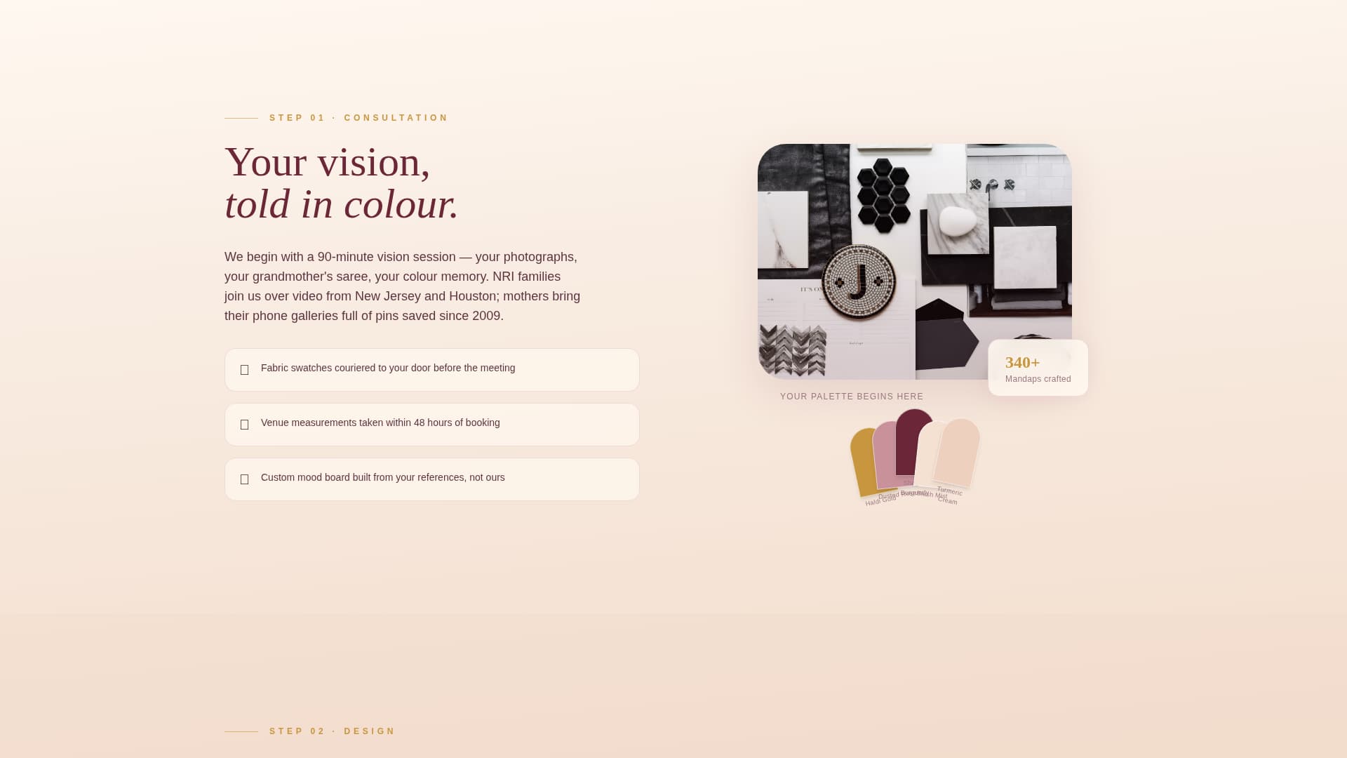 Mandap - Sacred Wedding Landing Page Template