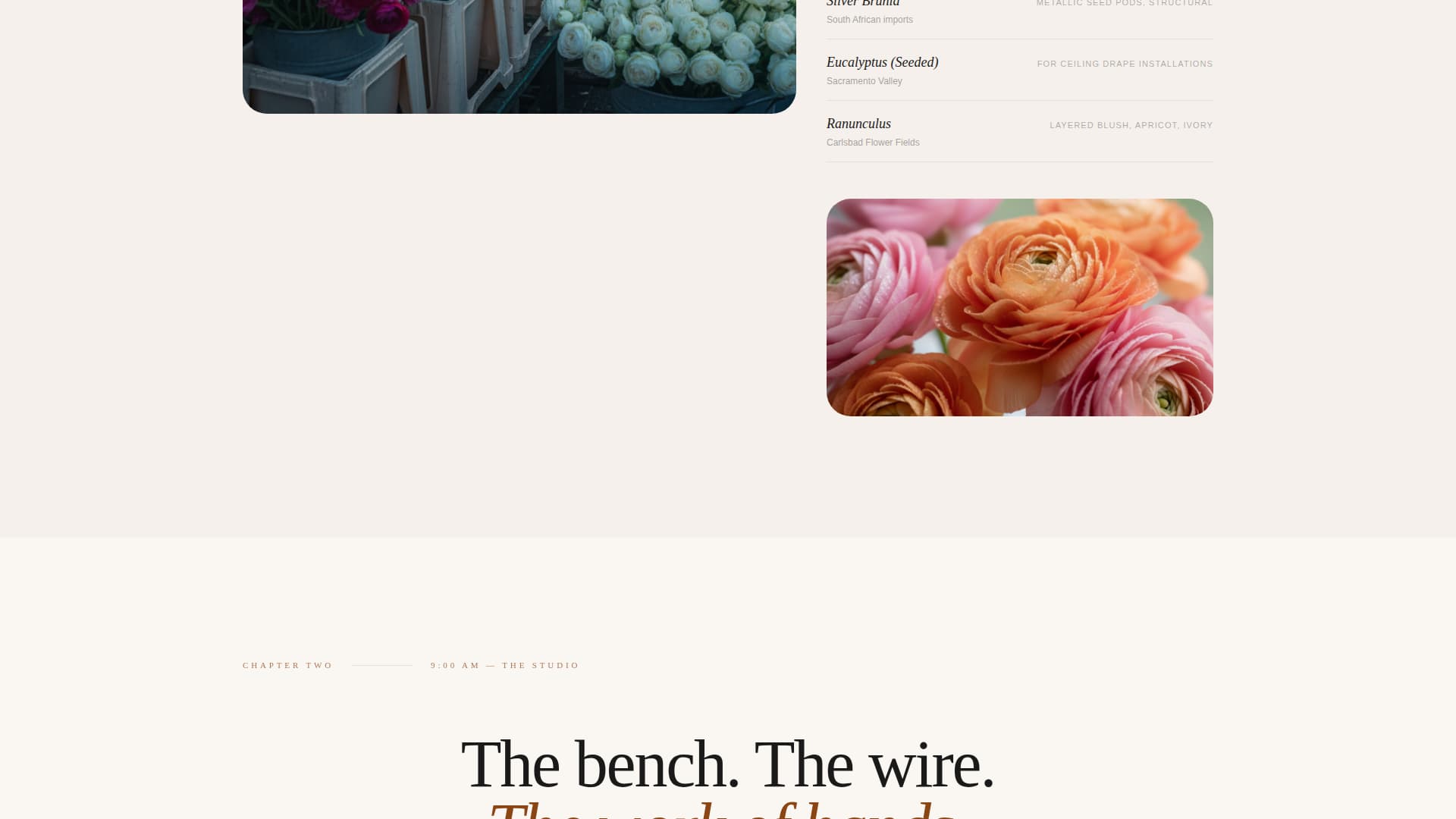 Blossom — Florist Design Landing Page Template