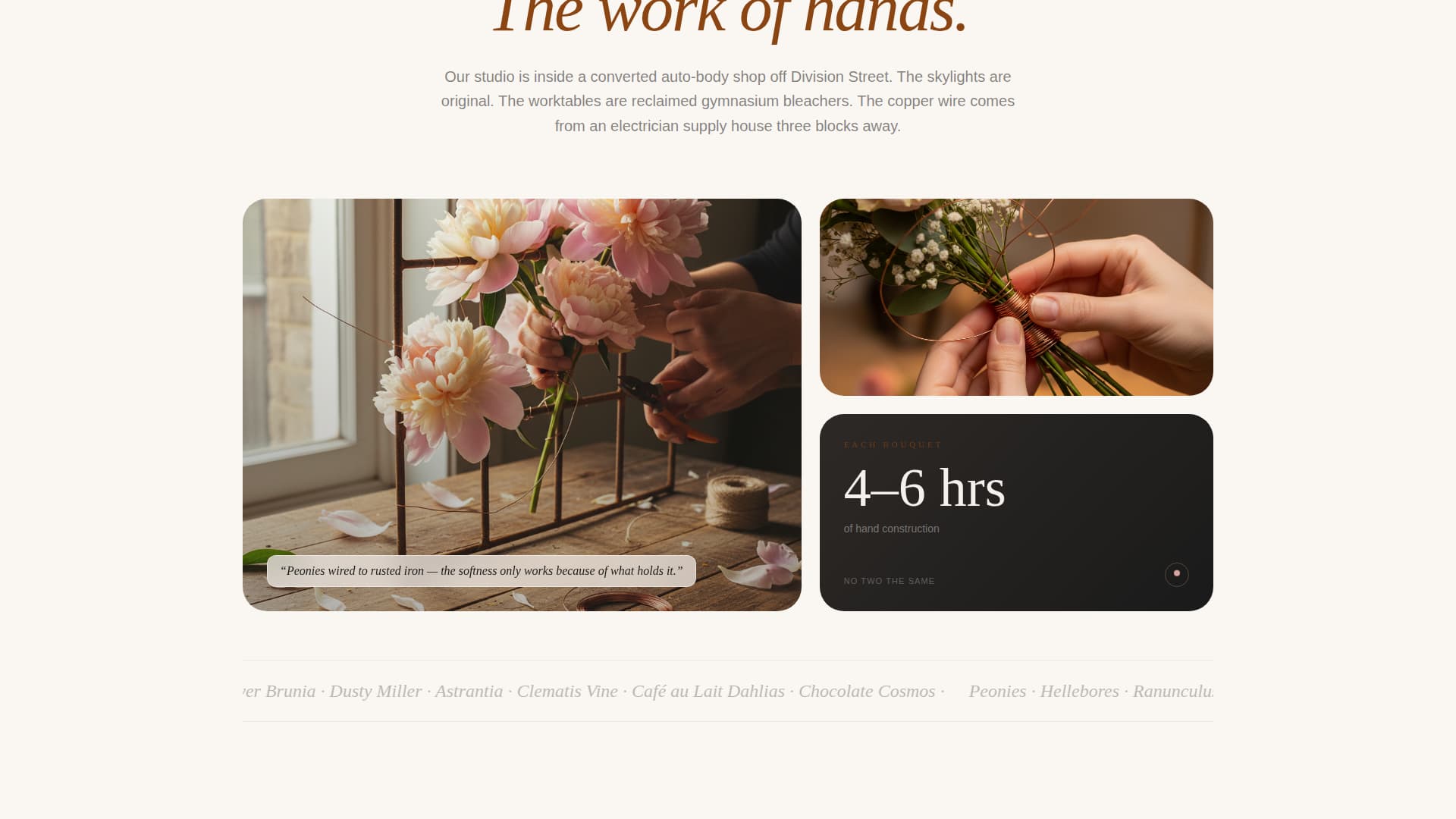 Blossom — Florist Design Landing Page Template