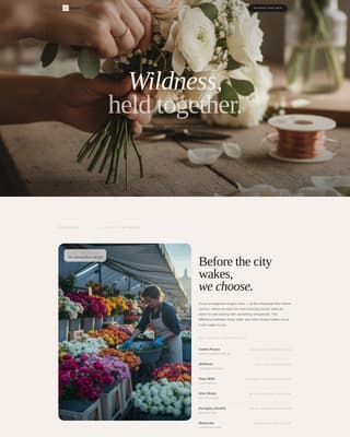 Industrial Chic Wedding Advanced Professional Website Template