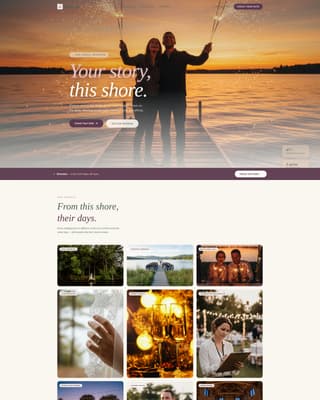 Wedding Venue Commercial Booking Website Template