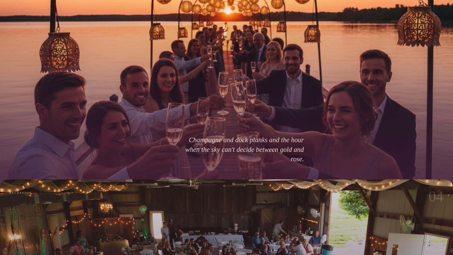 Lakeside - Highconverting Wedding Landing Page Template