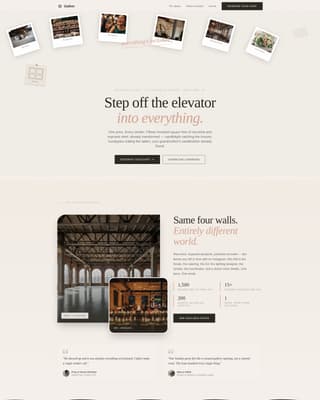 Wedding Venue Residential Booking Website Template