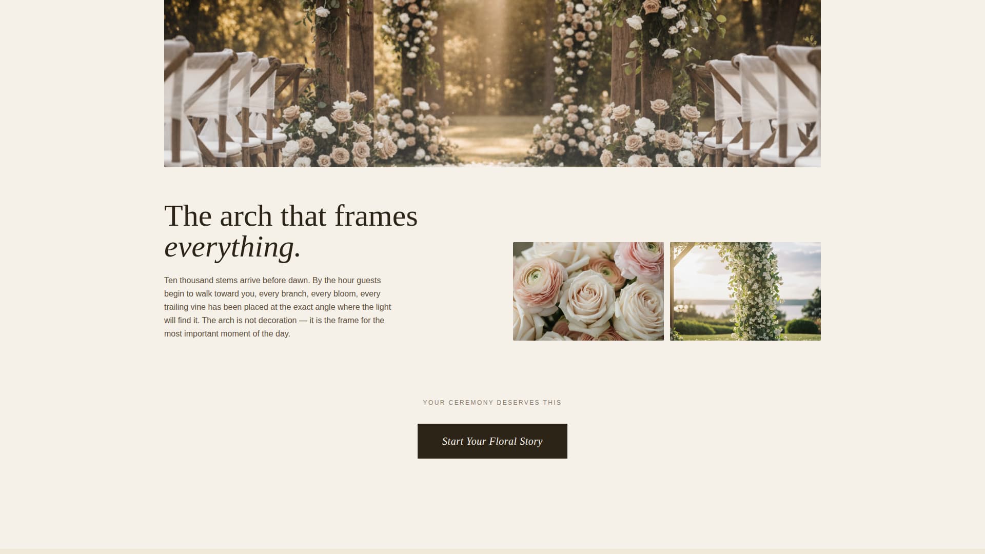 Petal — Florist Arrangement Landing Page Template