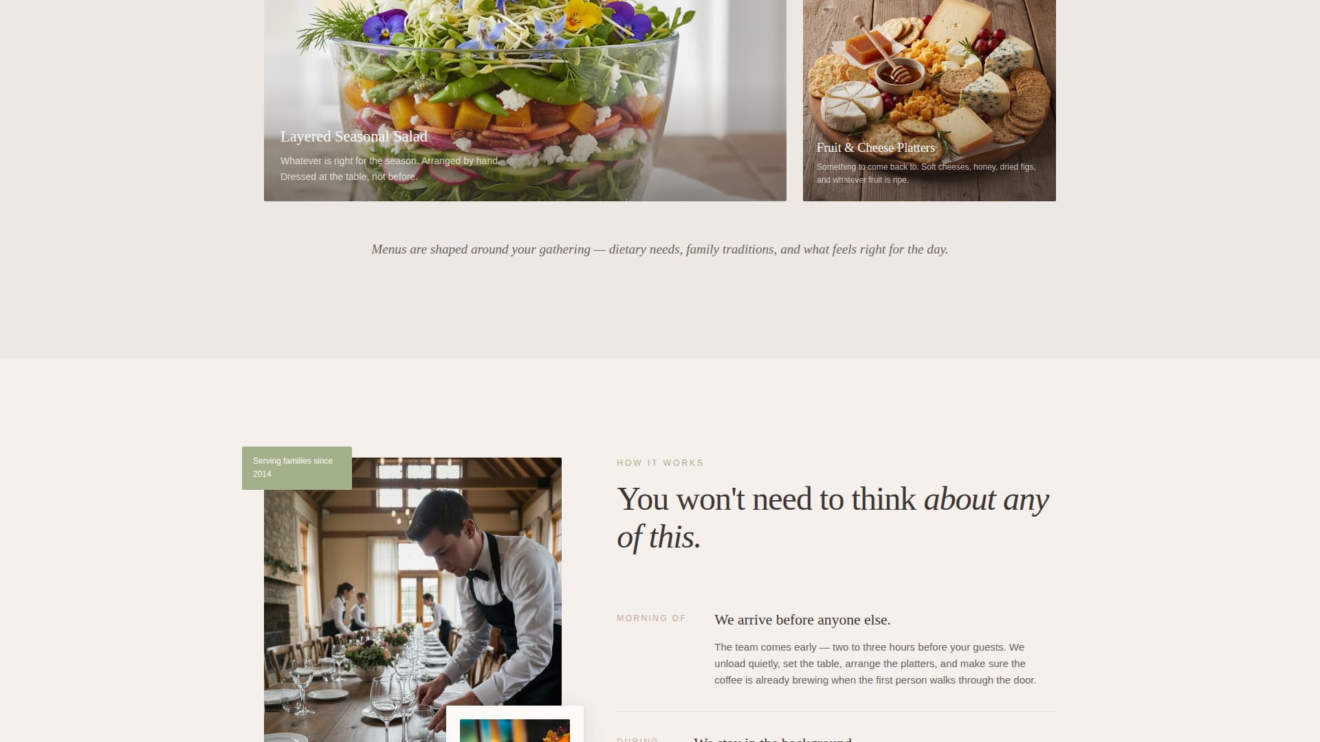 Gather - Heartfelt Memorial Landing Page Template