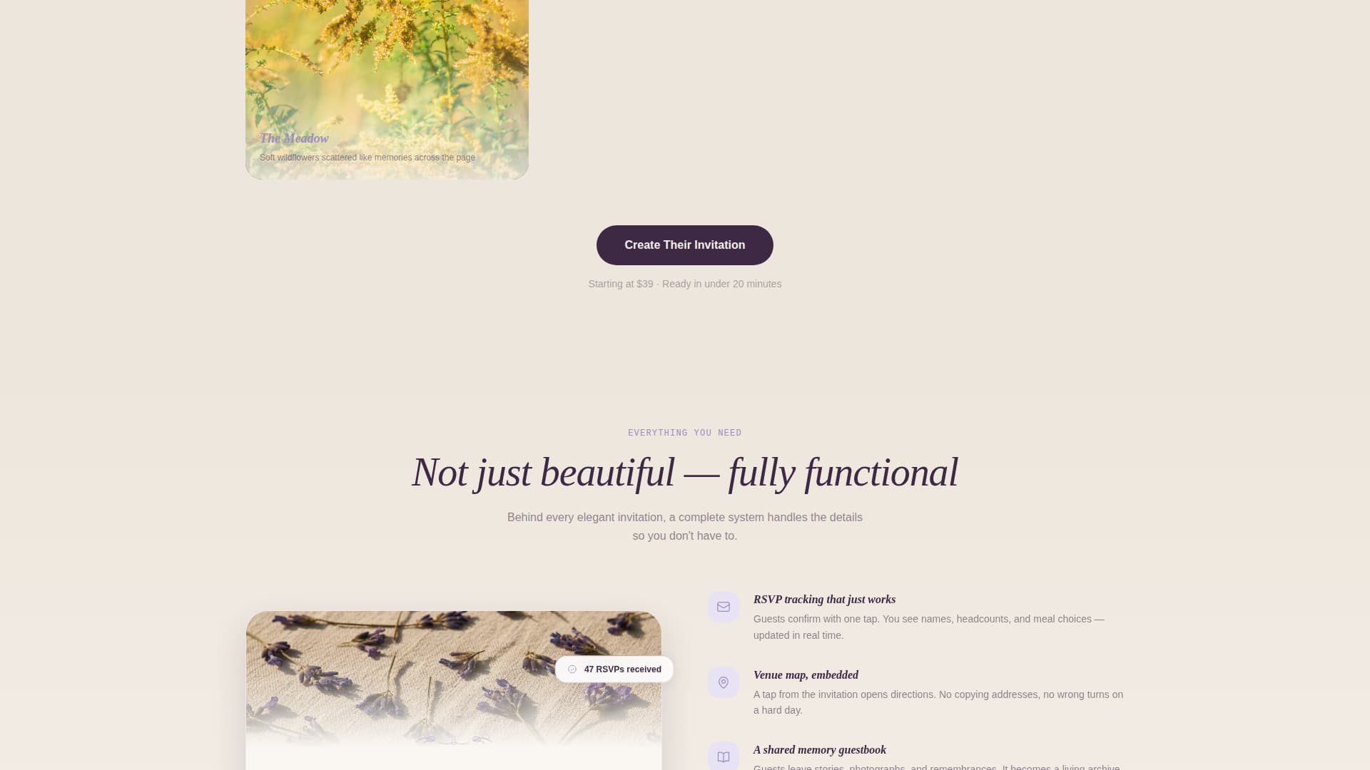 Remembrance — Memorial Tribute Landing Page Template