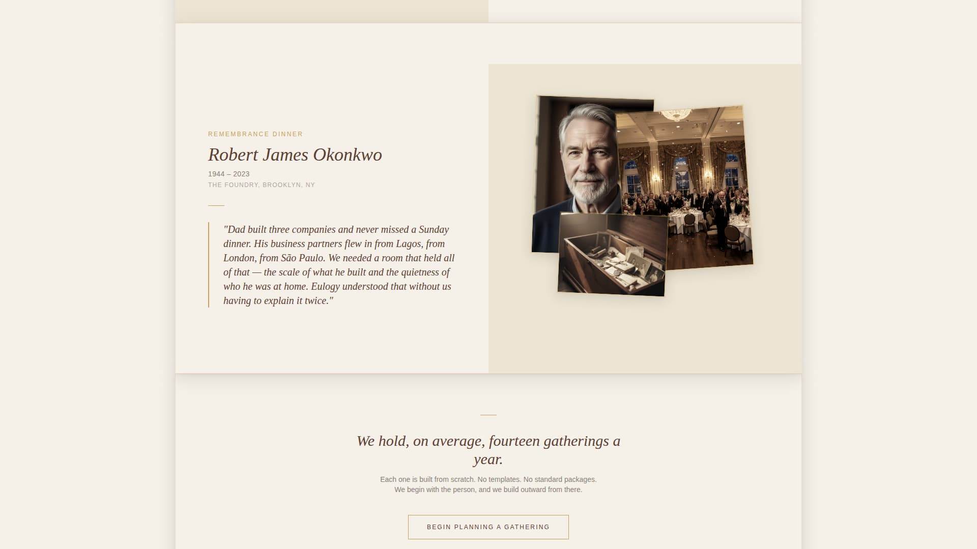 Eulogy - Heartfelt Memorial Landing Page Template