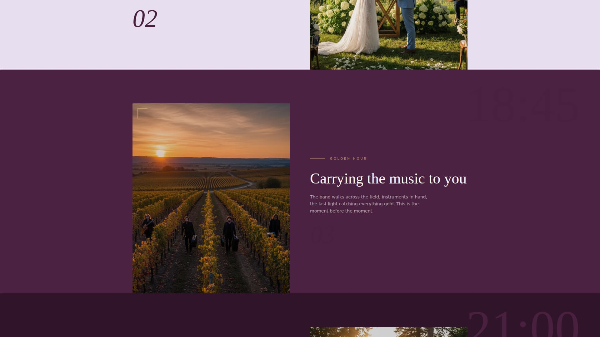 Minimalist - Modern Wedding Landing Page Template
