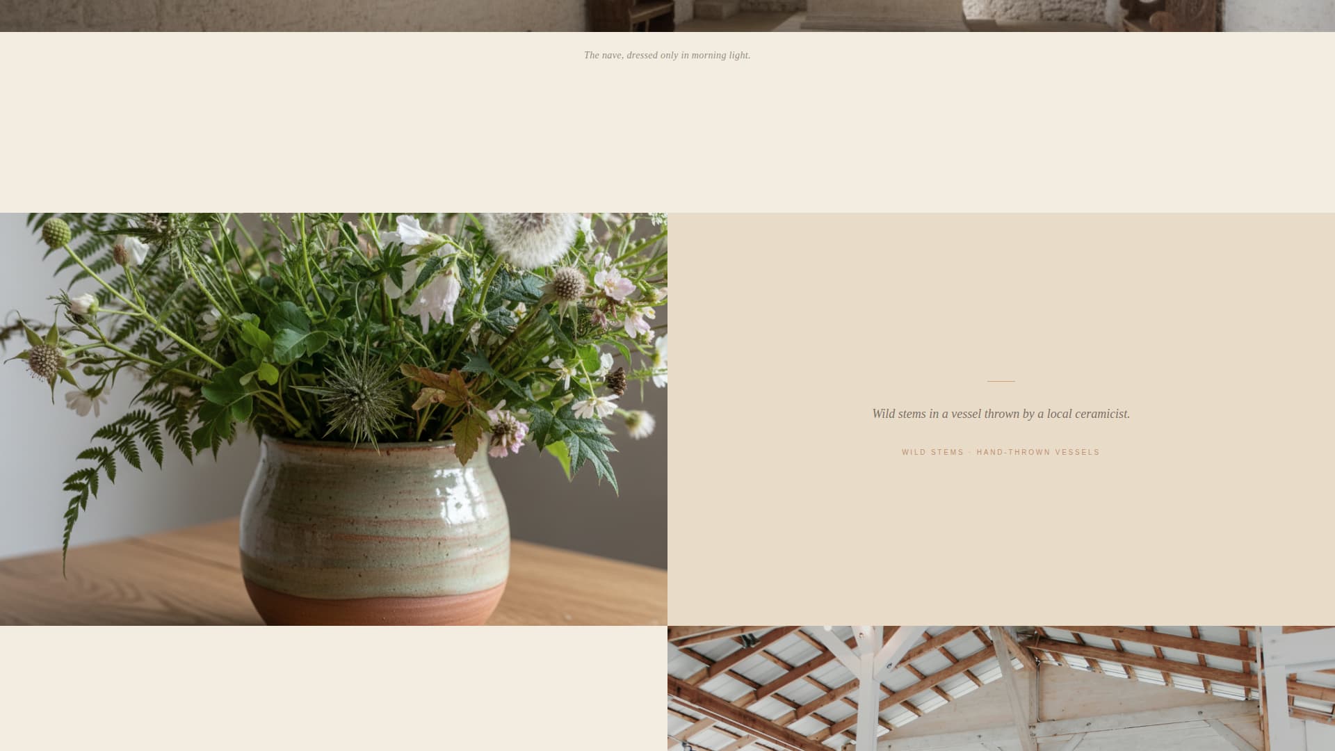 Union — Bridal Ceremony Landing Page Template