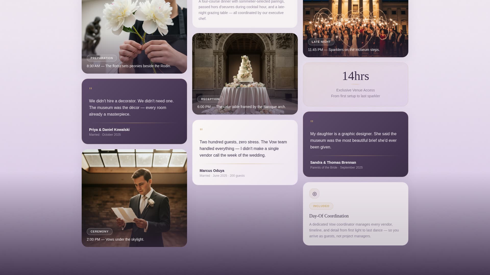 Museum - High Converting Wedding Landing Page Template