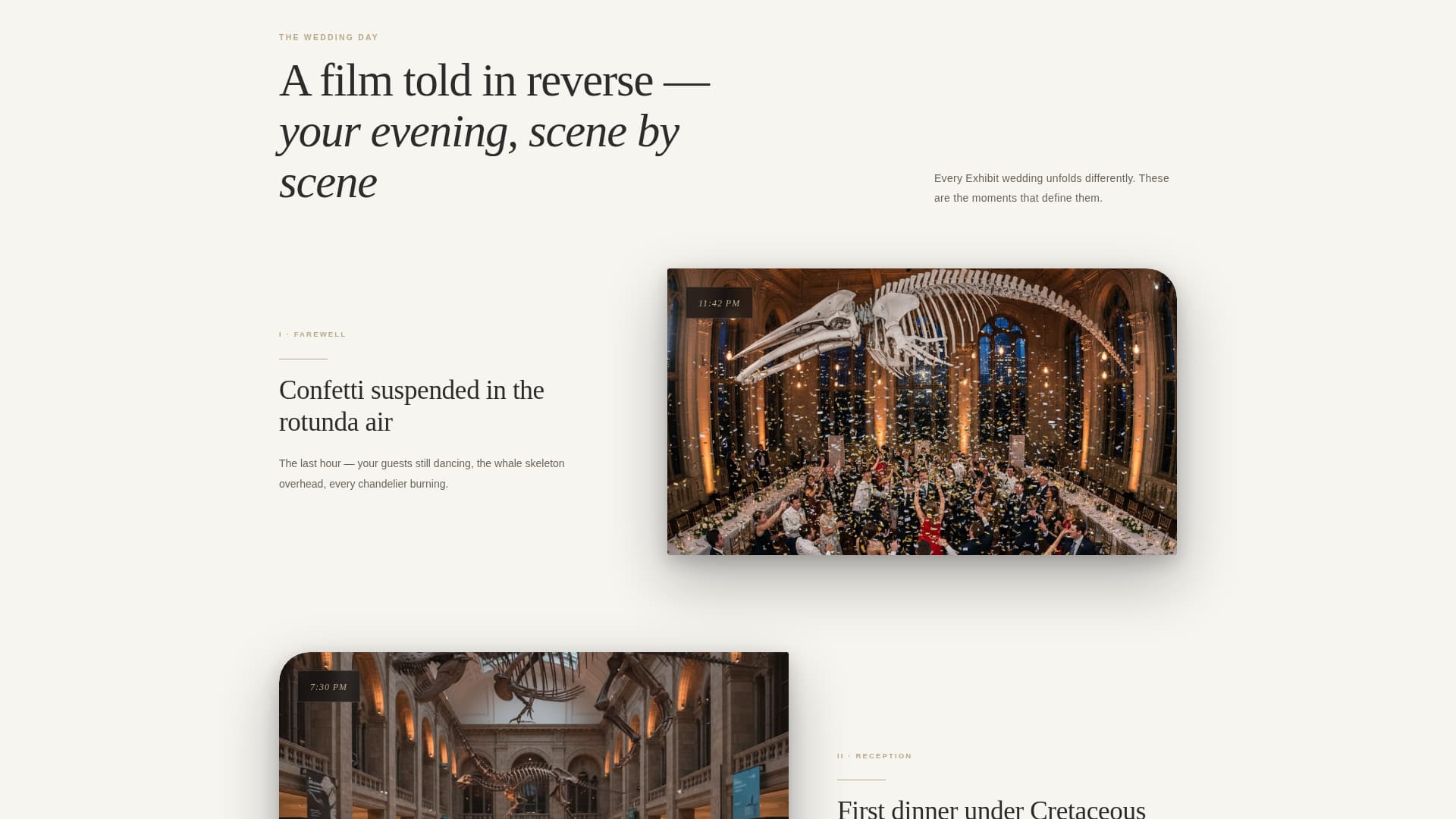 Museum - Premium Wedding Landing Page Template
