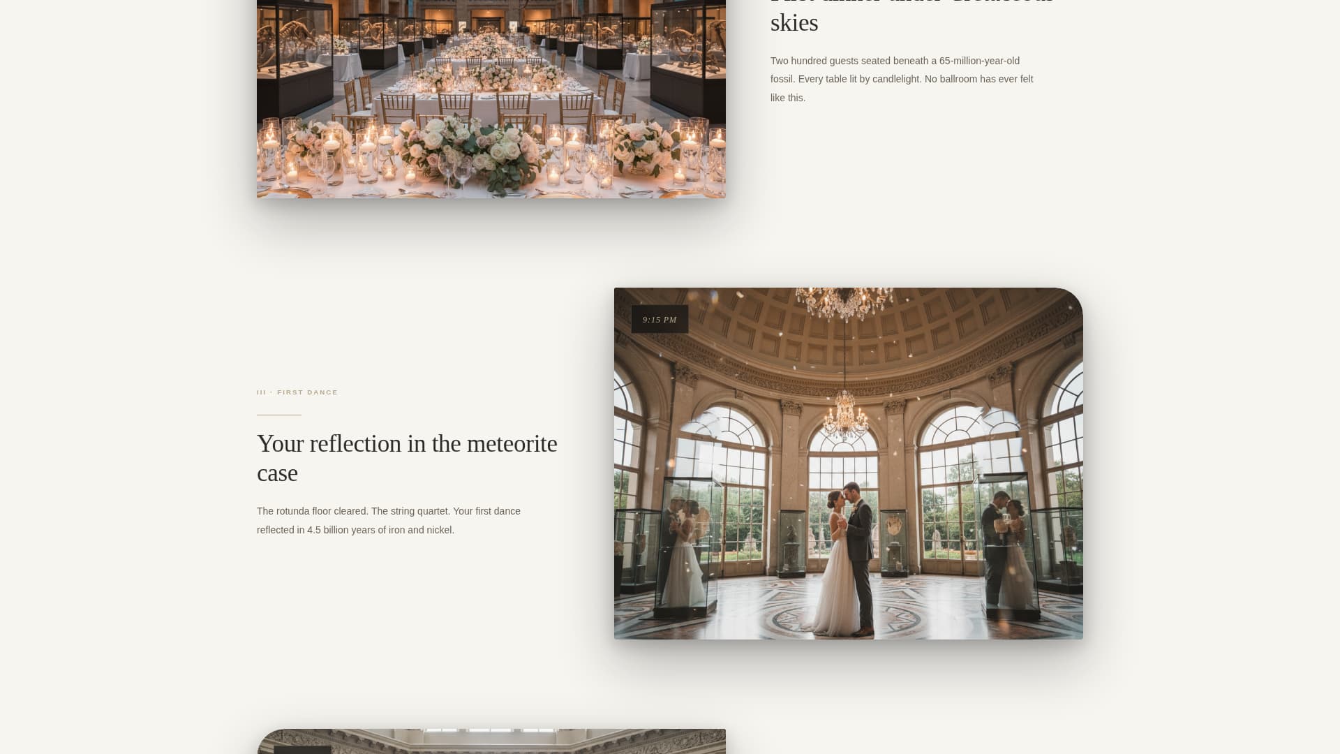 Museum - Premium Wedding Landing Page Template