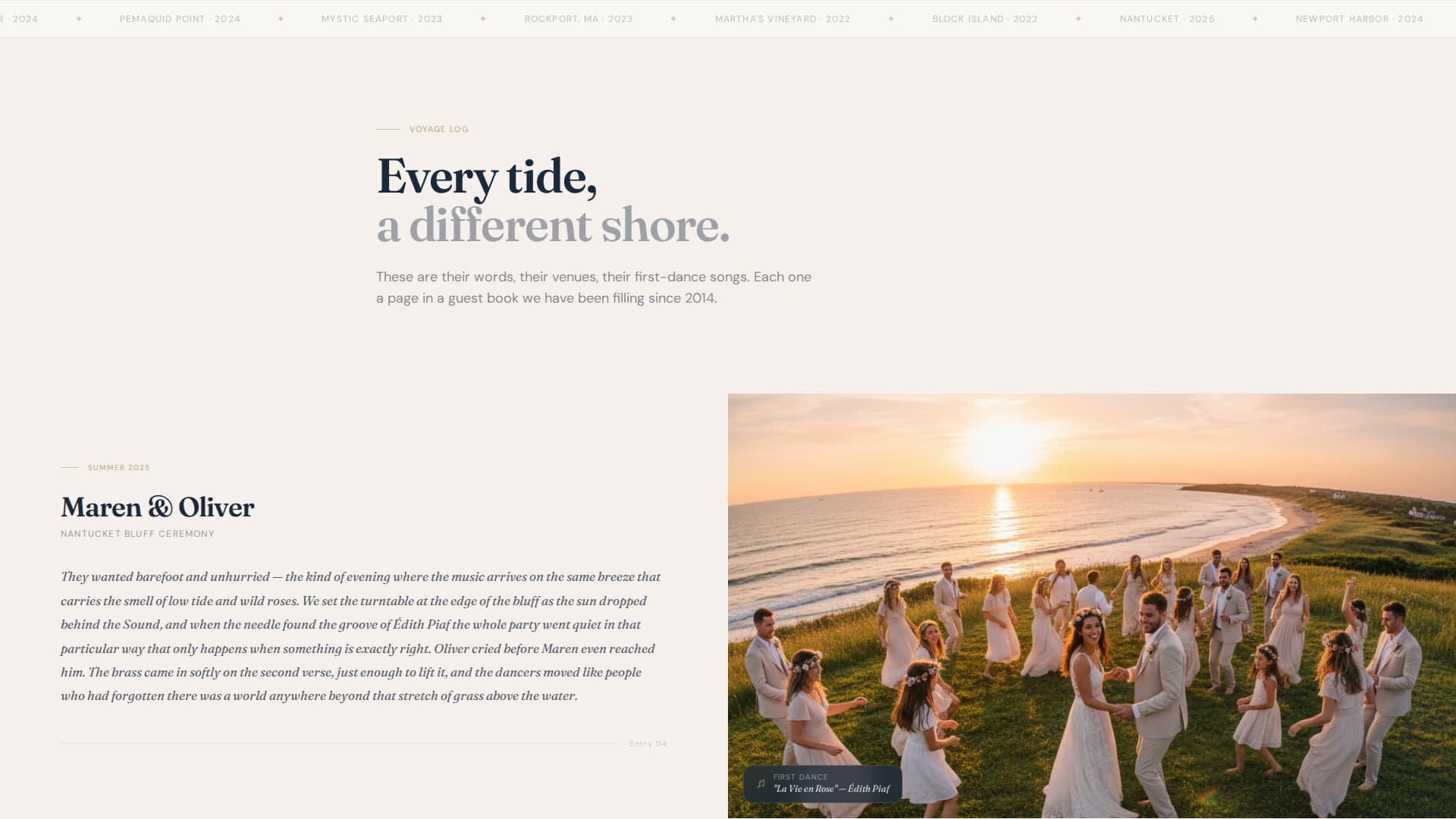 Helm - Timeless Nautical Landing Page Template