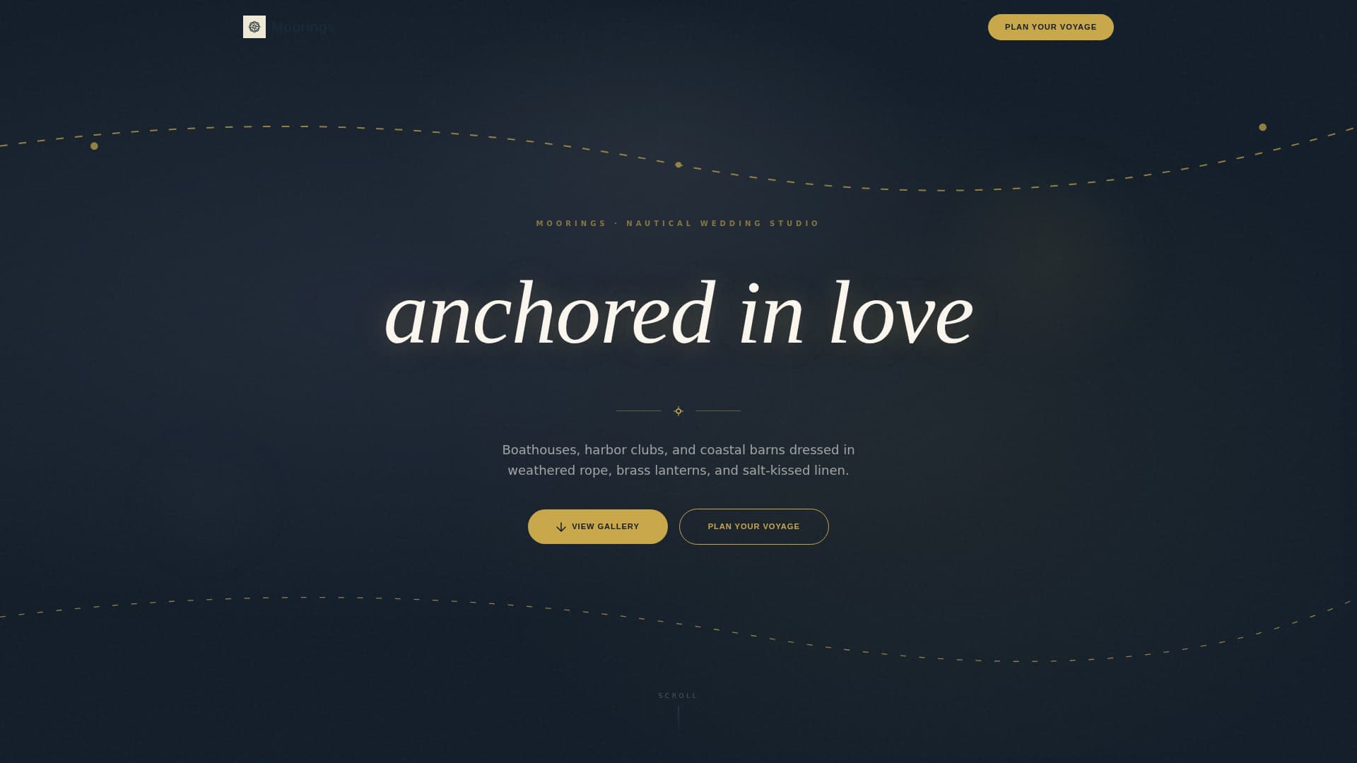Moorings - Enchanting Nautical Landing Page Template