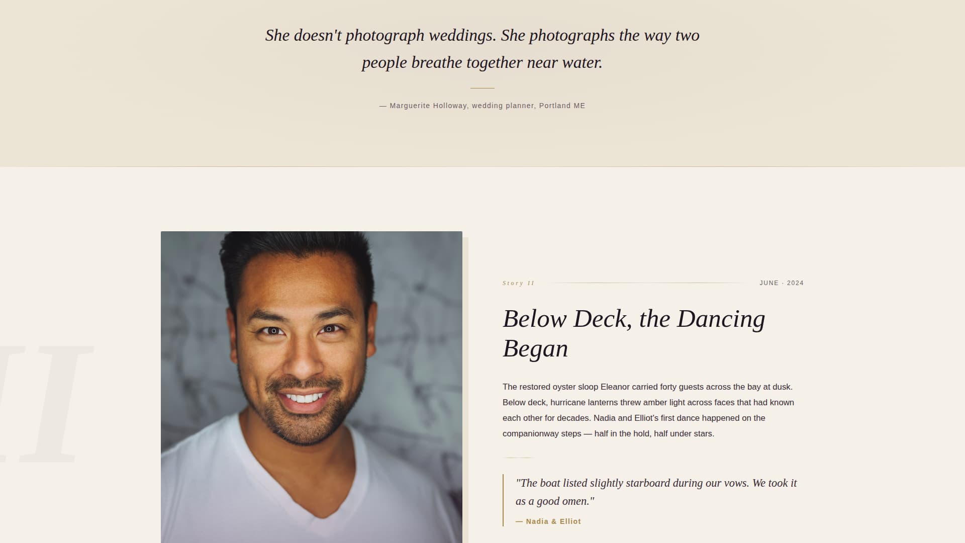 Voyage - Timeless Nautical Landing Page Template