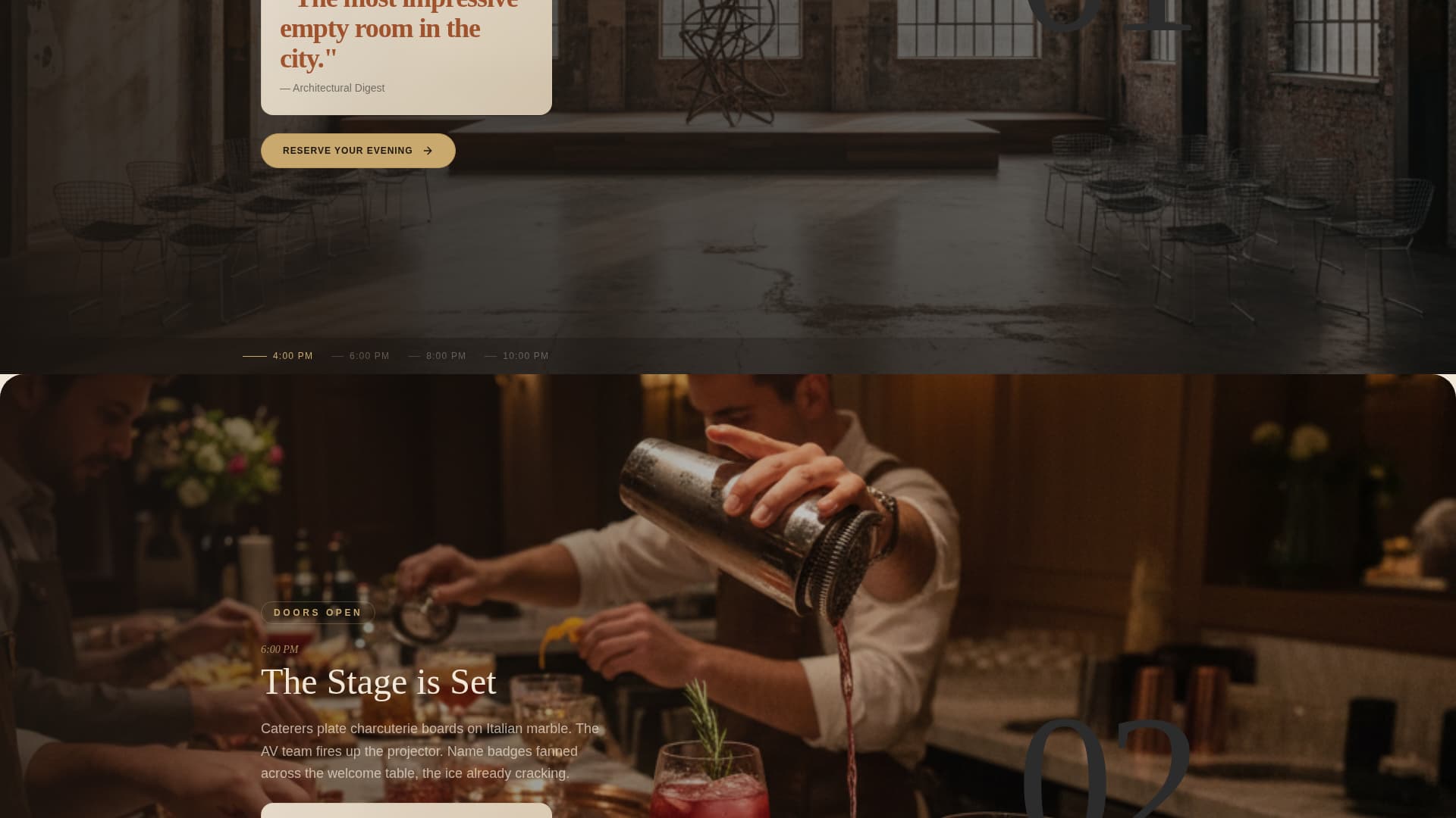 Mingle - Luxe Networking Landing Page Template