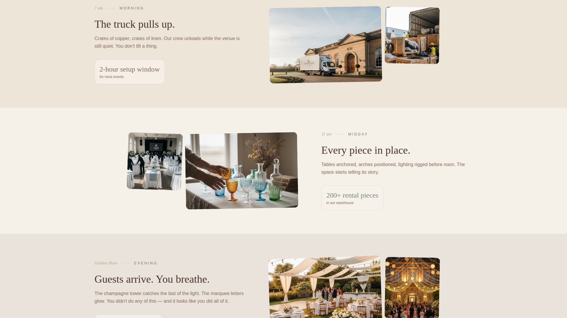 Gather - Effortless Rental Landing Page Template