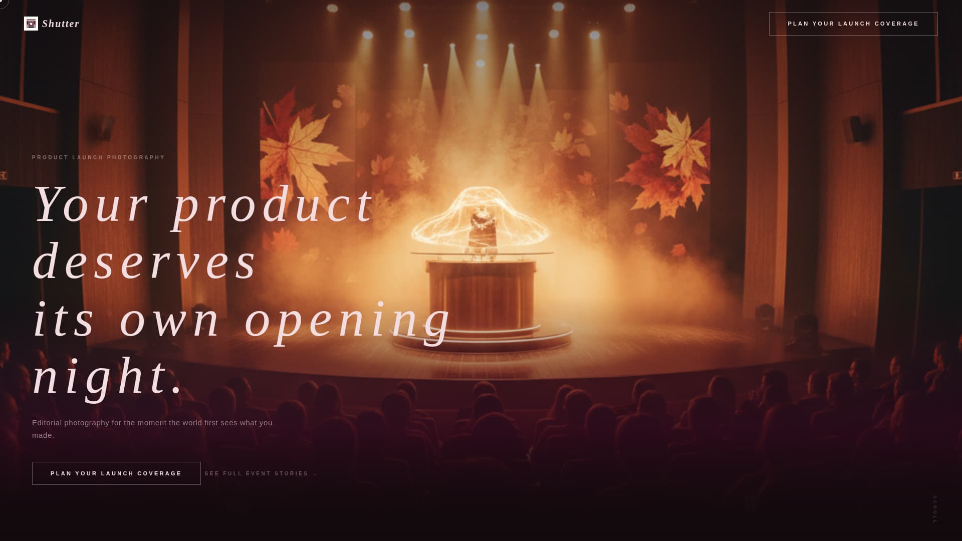 Lens — Photography Portfolio Landing Page Template