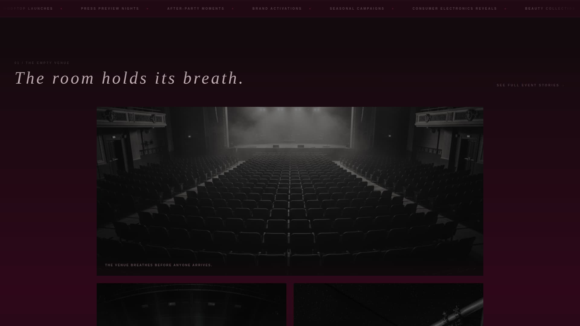 Lens — Photography Portfolio Landing Page Template