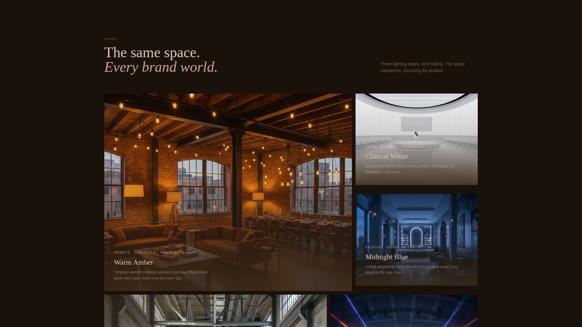 Unveil - Atmospheric Productlaunch Landing Page Template