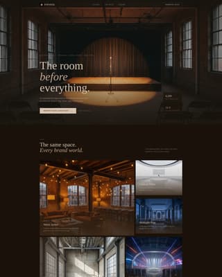 Product Launch Event Specialist Booking Website Template