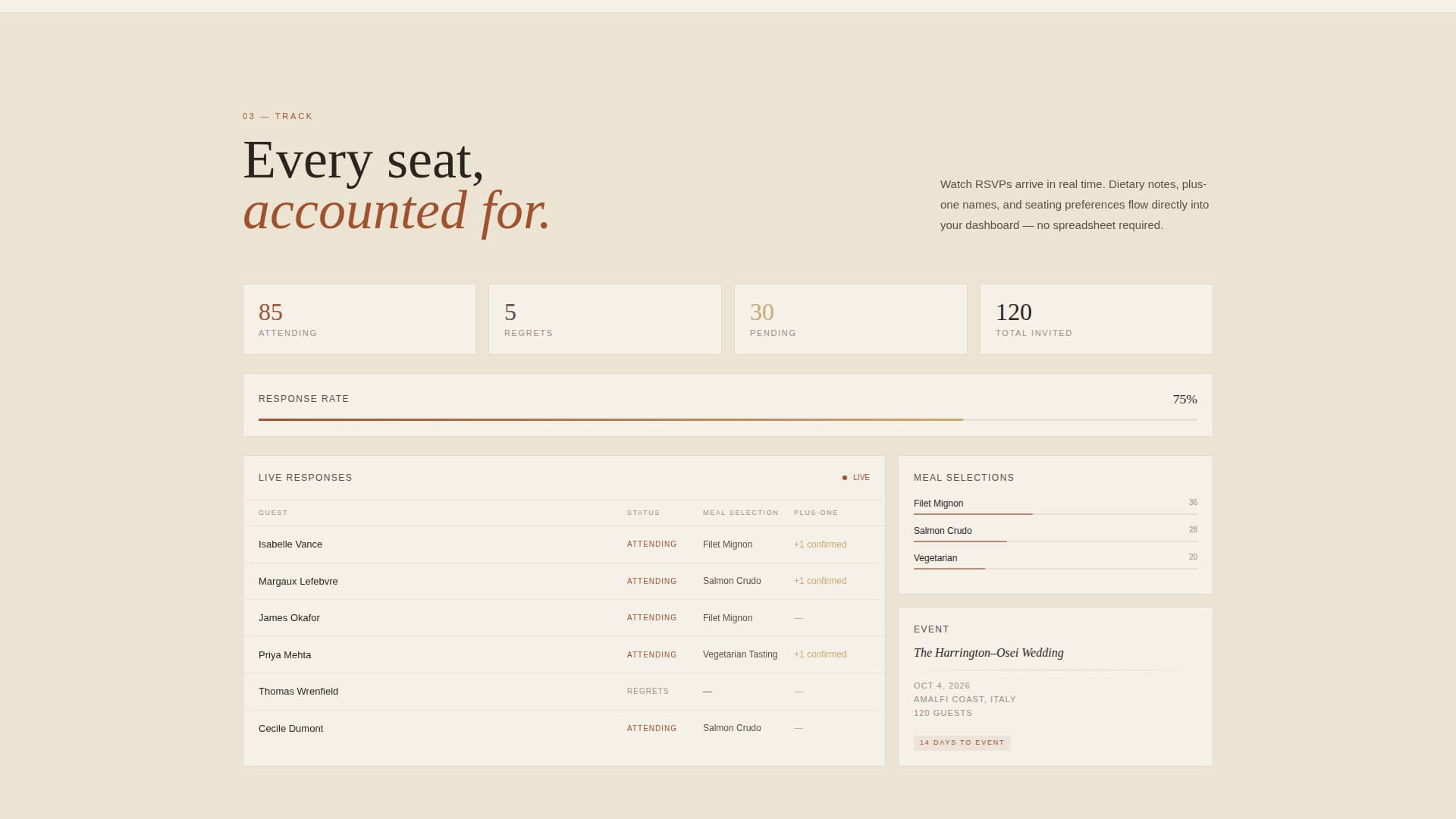 Summon - Elegant RSVP Landing Page Template