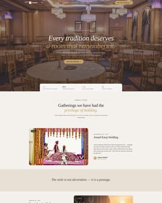 Religious Event Advanced Booking Website Template