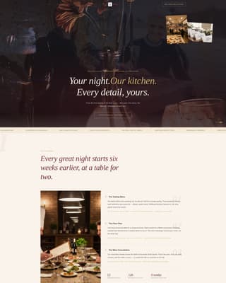 FTE - Intimate Wedding Venue Landing Page Template