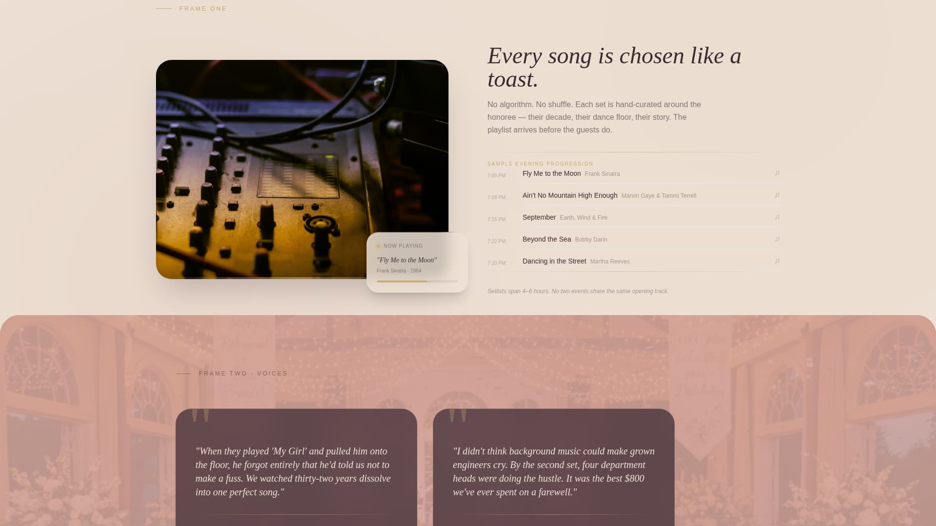 Encore - Elegant Retirement Landing Page Template