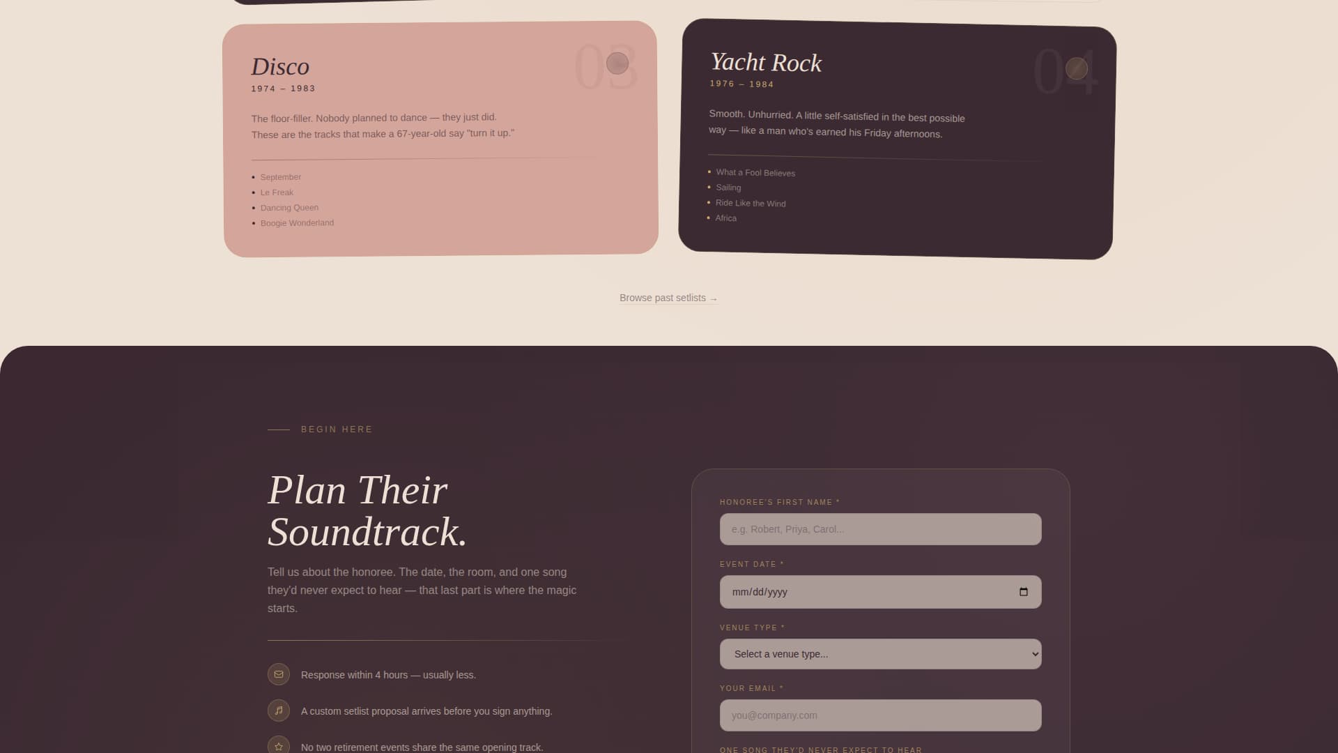 Encore - Elegant Retirement Landing Page Template