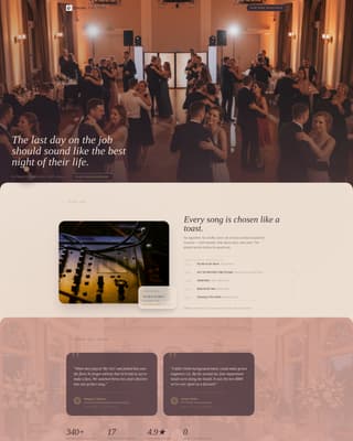 Retirement Event Professional Website Template