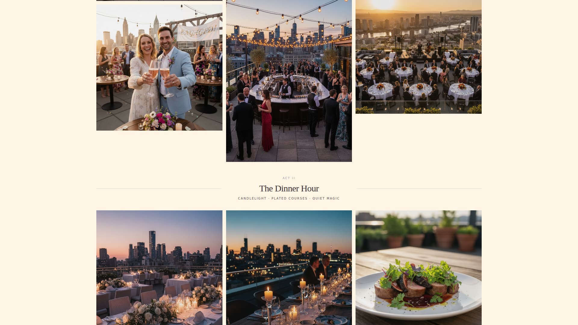 Skyline - Breathtaking Venue Landing Page Template