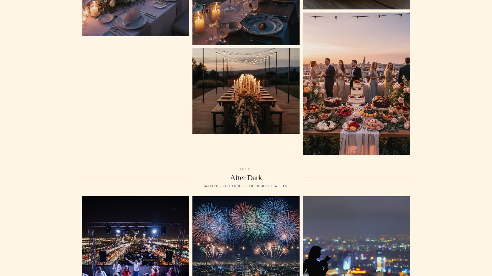 Skyline - Breathtaking Venue Landing Page Template